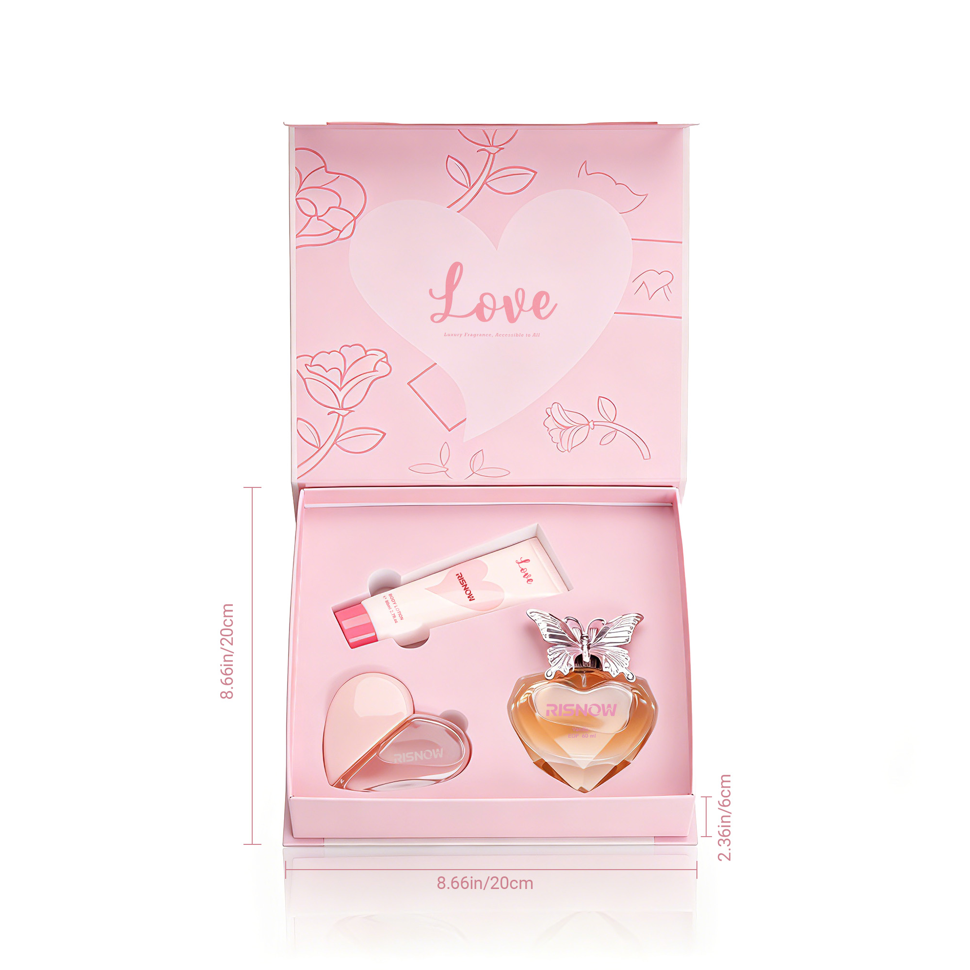 RISNOW Kadınlar İçin Parfüm He - Perfume Fragrance Body Lotion incelemesi ve fiyatı